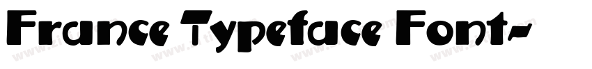 France Typeface Font字体转换